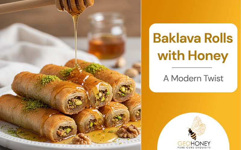 Baklava Rolls with Honey: A Modern Twist